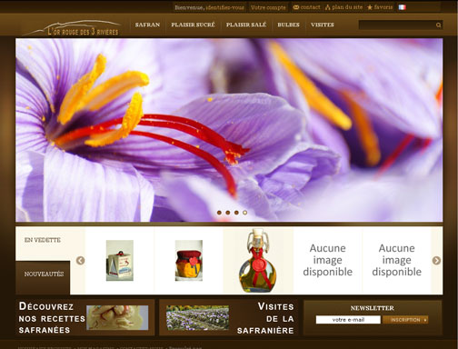 L'or rouge des 3 rivières - Accès à la boutique en ligne